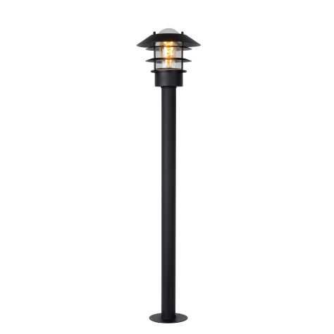 ZICO - Lanterne / lampadaire exterieur - Ø 21,8 cm - 1xE27 - IP44 - Noir