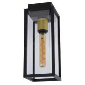 LAURENS - Plafonnier Intérieur/Extérieur - 1xE27 - IP54 - Noir 2