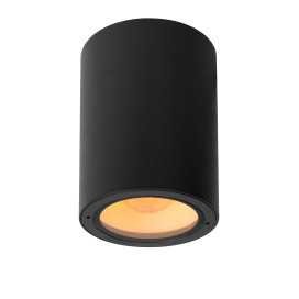 VOLANTIS - Spot plafond Intérieur/Extérieur - Ø 10,8 cm - 1xE27 - IP54 - Noir