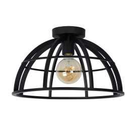 DIKRA - Plafonnier - 1xE27 - Noir 2