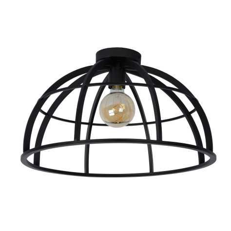 DIKRA - Plafonnier - 1xE27 - Noir