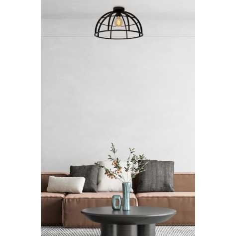 DIKRA - Plafonnier - 1xE27 - Noir