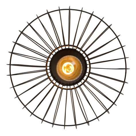 REDA - Plafonnier - Ø 32 cm - 1xE27 - Noir