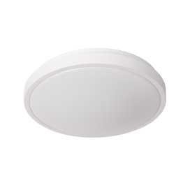 DASHER - Plafonnier Salle de bains - Ø 34,8 cm - LED - 1x18W 2700K - IP44Détecteur De Mouvement & Jour/Nuit - Blanc 2