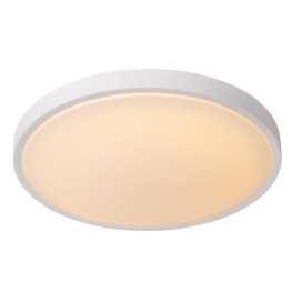 DASHER - Plafonnier Salle de bains - Ø 41 cm - LED - 1x24W 2700K - IP44Détecteur De Mouvement & Jour/Nuit - Blanc