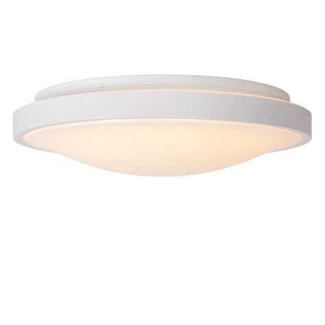 DASHER - Plafonnier Salle de bains - Ø 41 cm - LED - 1x24W 2700K - IP44Détecteur De Mouvement & Jour/Nuit - Blanc