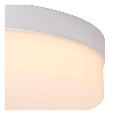 BISKIT - Plafonnier Salle de bains - Ø 40 cm - LED - 1x36W 2700K - IP44Détecteur De Mouvement & Jour/Nuit - Blanc