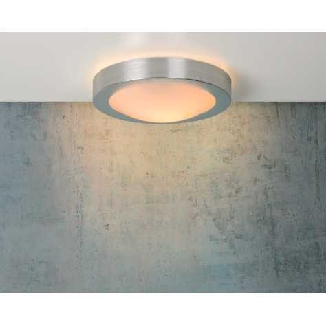 FRESH - Plafonnier Salle de bains - Ø 27 cm - 1xE27 - IP44 - Chrome Dépoli