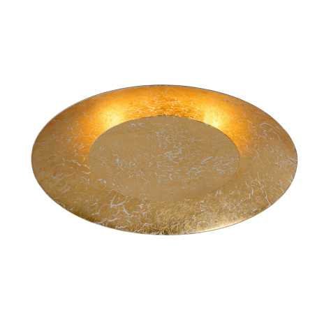 FOSKAL - Plafonnier - Ø 34,5 cm - LED - 1x12W 2700K - Laiton
