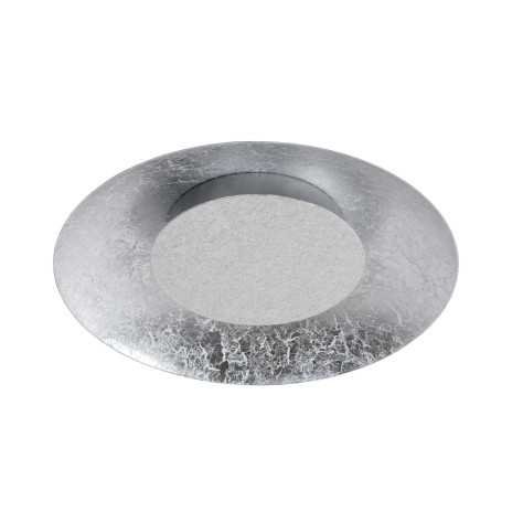 FOSKAL - Plafonnier - Ø 34,5 cm - LED - 1x12W 2700K - Argenté