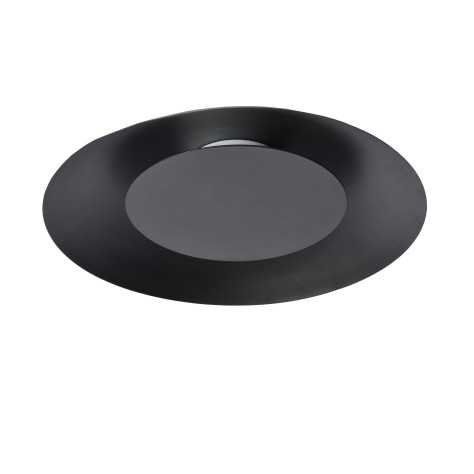 FOSKAL - Plafonnier - Ø 34,5 cm - LED - 1x12W 2700K - Noir