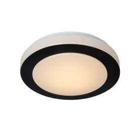 DIMY - Plafonnier Salle de bains - Ø 28,6 cm - LED Dim. - 1x12W 3000K - IP21 - 3 StepDim - Noir