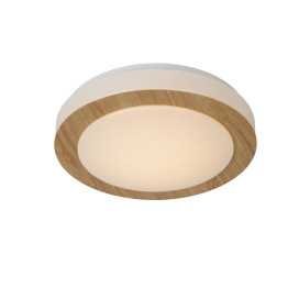 DIMY - Plafonnier Salle de bains - Ø 28,6 cm - LED Dim. - 1x12W 3000K - IP21 - 3 StepDim - Naturel