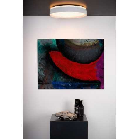 NURIA - Plafonnier - Ø 30 cm - LED Dim. - 1x18W 2700K - 3 StepDim - Blanc