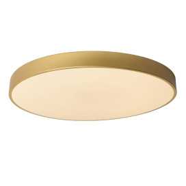 UNAR - Plafonnier - Ø 60 cm - LED Dim. - 1x60W 2700K - 3 StepDim - Or Mat / Laiton