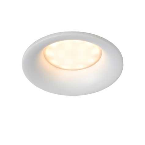 ZIVA - Spot encastrable Salle de bains - Ø 8,5 cm - 1xGU10 - IP44 - Blanc