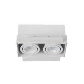 TRIMLESS - Spot encastrable - 2xGU10 - Blanc 2