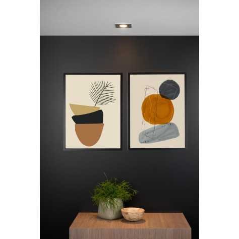 TUBE - Spot encastrable - 1xGU10 - Chrome Dépoli