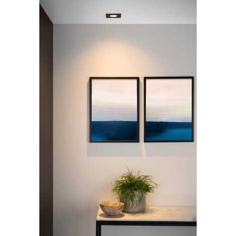 TUBE - Spot encastrable - 1xGU10 - Noir