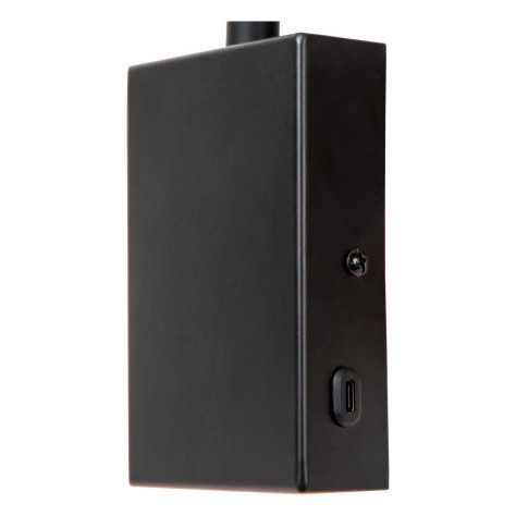 ALEC - Spot mural / Applique mural - LED - G9 - 1x3W 2700K - Abat-jour interchangeables inclus - Noir