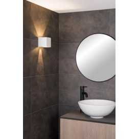AXI - Spot mural / Applique mural Salle de bains - LED - 2x7W 2700K - IP54 - Angle du faisceau réglable - Blanc 2