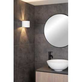 AXI - Spot mural / Applique mural Salle de bains - LED - 2x3,5W 2700K - IP54 - Angle du faisceau réglable - Blanc 2