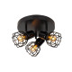 FILOX - Spot plafond - Ø 25 cm - 3xE14 - Noir