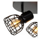FILOX - Spot plafond - Ø 25 cm - 3xE14 - Noir