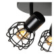 FILOX - Spot plafond - Ø 25 cm - 3xE14 - Noir
