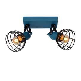 POLA - Spot plafond Chambres d'enfant - 2xE27 - Bleu