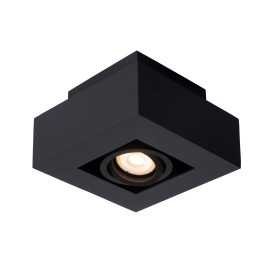XIRAX - Spot plafond - LED Dim to warm - GU10 - 1x5W 2200K/3000K - Noir