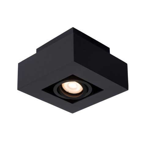 XIRAX - Spot plafond - LED Dim to warm - GU10 - 1x5W 2200K/3000K - Noir
