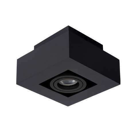 XIRAX - Spot plafond - LED Dim to warm - GU10 - 1x5W 2200K/3000K - Noir