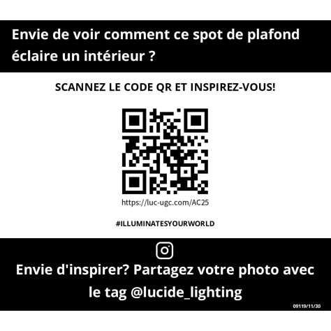 XIRAX - Spot plafond - LED Dim to warm - GU10 - 2x5W 2200K/3000K - Noir