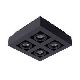 XIRAX - Spot plafond - LED Dim to warm - GU10 - 4x5W 2200K/3000K - Noir 2