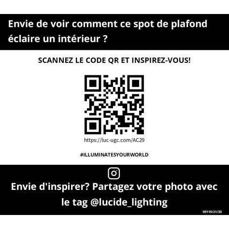 XIRAX - Spot plafond - LED Dim to warm - GU10 - 4x5W 2200K/3000K - Noir