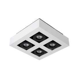 XIRAX - Spot plafond - LED Dim to warm - GU10 - 4x5W 2200K/3000K - Blanc 2