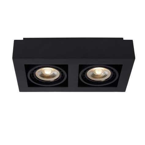 ZEFIX - Spot plafond - LED Dim to warm - GU10 (ES111) - 2x12W 2200K/3000K - Noir