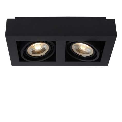 ZEFIX - Spot plafond - LED Dim to warm - GU10 (ES111) - 2x12W 2200K/3000K - Noir