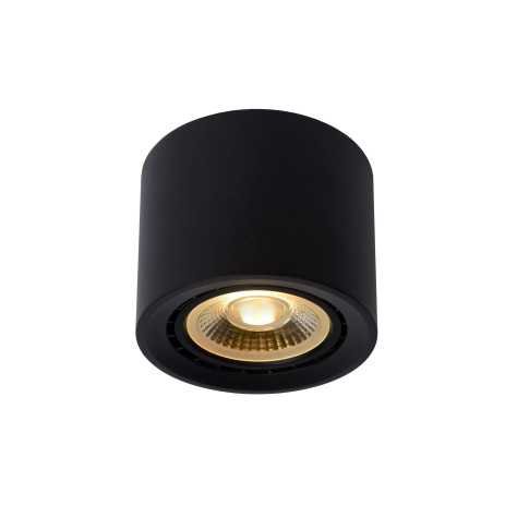 FEDLER - Spot plafond - Ø 12 cm - LED Dim to warm - GU10 (ES111) - 1x12W 2200K/3000K - Noir