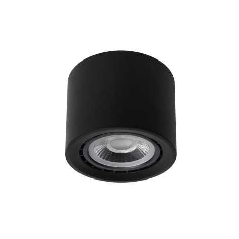 FEDLER - Spot plafond - Ø 12 cm - LED Dim to warm - GU10 (ES111) - 1x12W 2200K/3000K - Noir