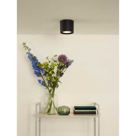 FEDLER - Spot plafond - Ø 12 cm - LED Dim to warm - GU10 (ES111) - 1x12W 2200K/3000K - Noir