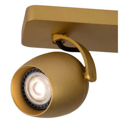 PRESTON - Spot plafond - LED Dim to warm - GU10 - 2x5W 2200K/3000K - Or Mat / Laiton