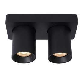 NIGEL - Spot plafond - LED Dim to warm - GU10 - 2x5W 2200K/3000K - Noir