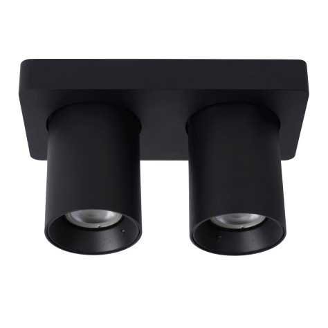 NIGEL - Spot plafond - LED Dim to warm - GU10 - 2x5W 2200K/3000K - Noir