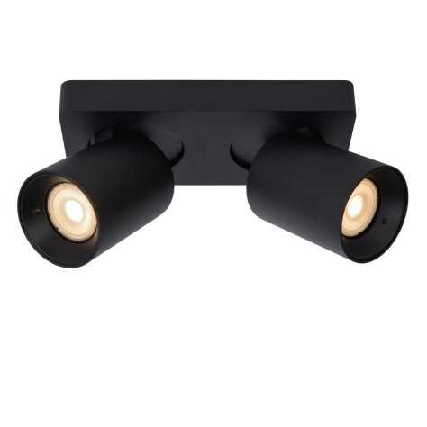 NIGEL - Spot plafond - LED Dim to warm - GU10 - 2x5W 2200K/3000K - Noir