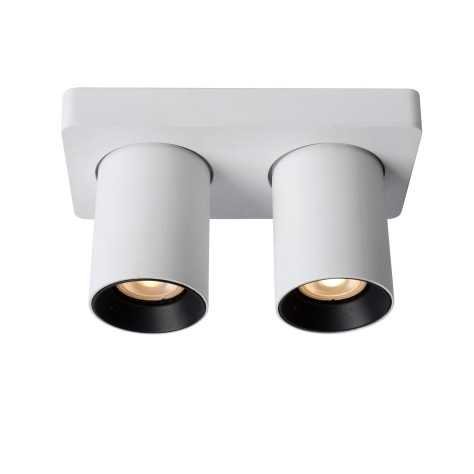 NIGEL - Spot plafond - LED Dim to warm - GU10 - 2x5W 2200K/3000K - Blanc