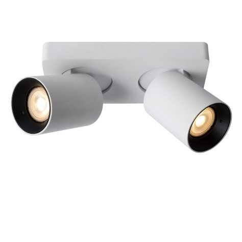 NIGEL - Spot plafond - LED Dim to warm - GU10 - 2x5W 2200K/3000K - Blanc