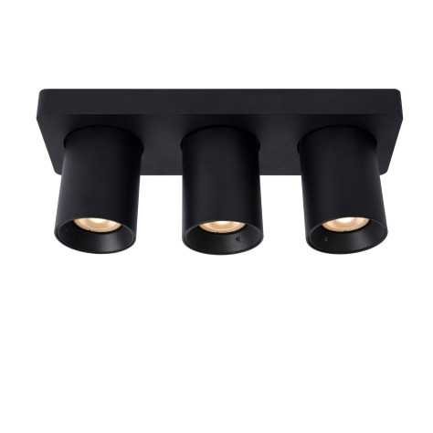 NIGEL - Spot plafond - LED Dim to warm - GU10 - 3x5W 2200K/3000K - Noir