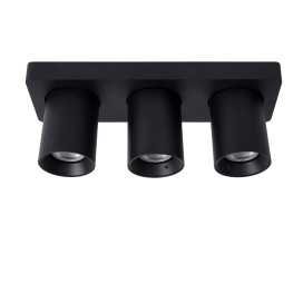 NIGEL - Spot plafond - LED Dim to warm - GU10 - 3x5W 2200K/3000K - Noir 2